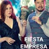 Fiesta de empresa cartel reducido Vanessa Bayer y Randall Park