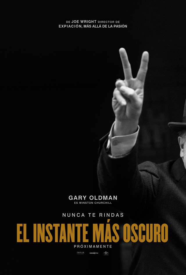 El instante más oscuro - cartel teaser