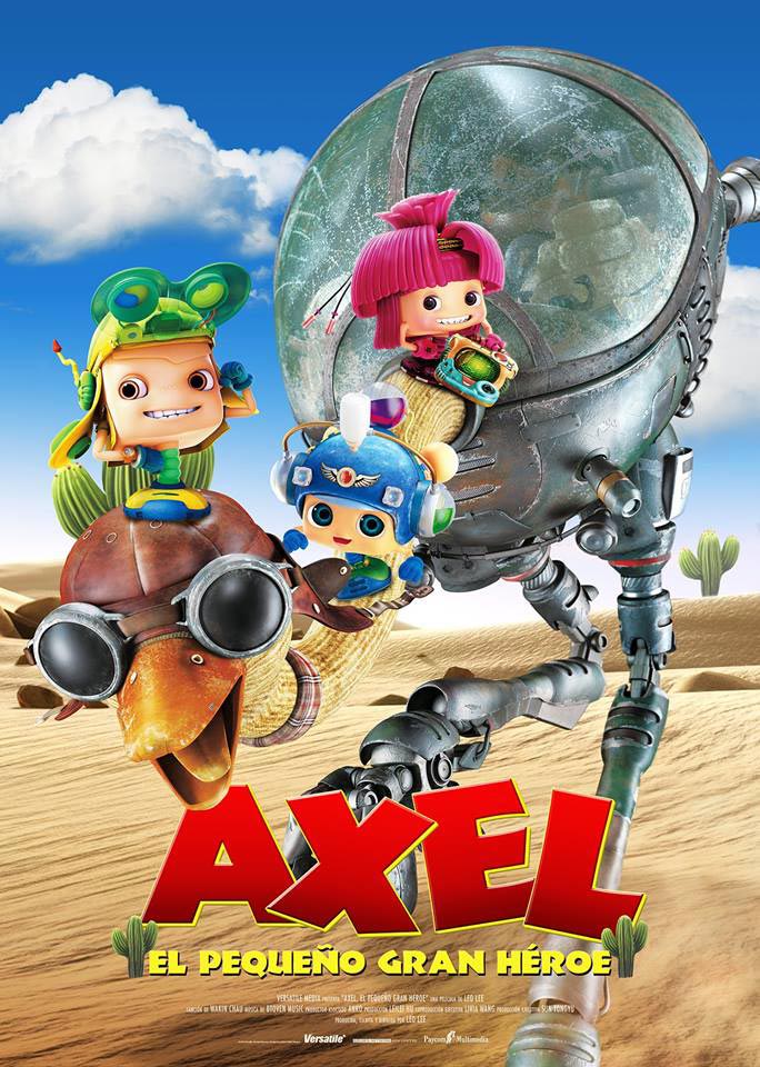 Axel, el pequeño gran héroe - cartel