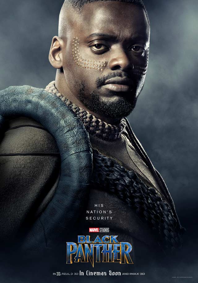 Black panther - cartel Daniel Kaluuya es W'Kabi