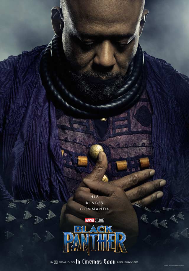 Black panther - cartel Forest Whitaker es Zuri