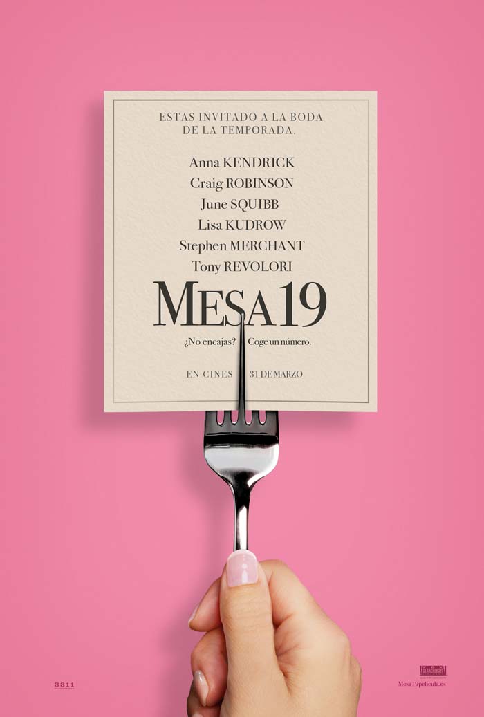 Mesa 19 - cartel teaser