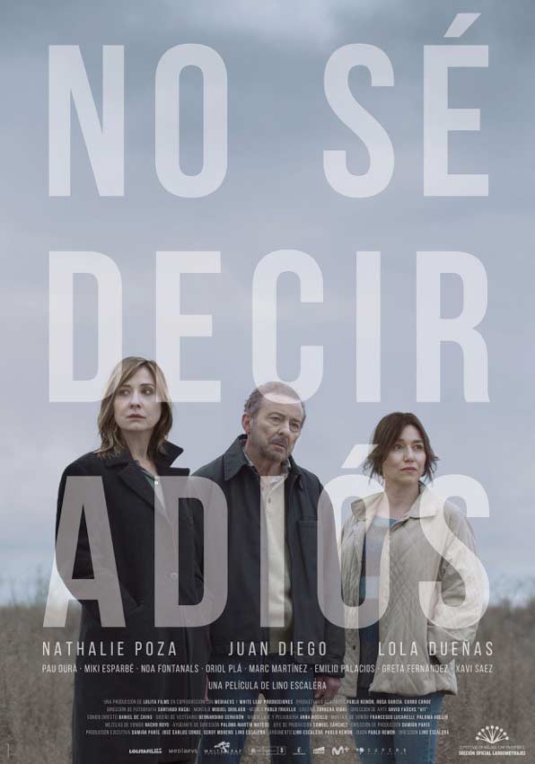 No sé decir adiós - cartel