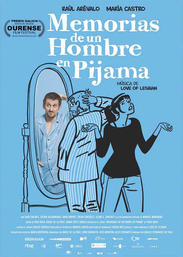 Memorias de un hombre en pijama - cartel