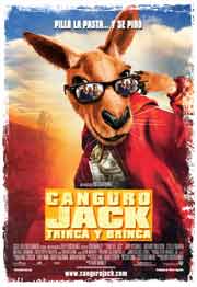 Cartel de Canguro Jack. Trinca y brinca
