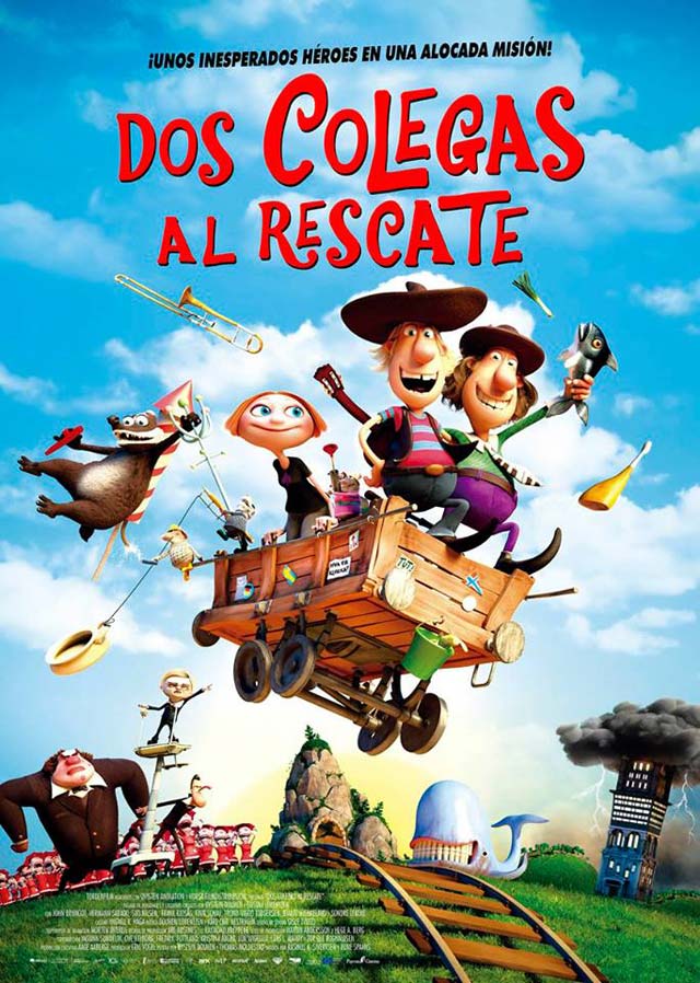 Dos colegas al rescate - cartel