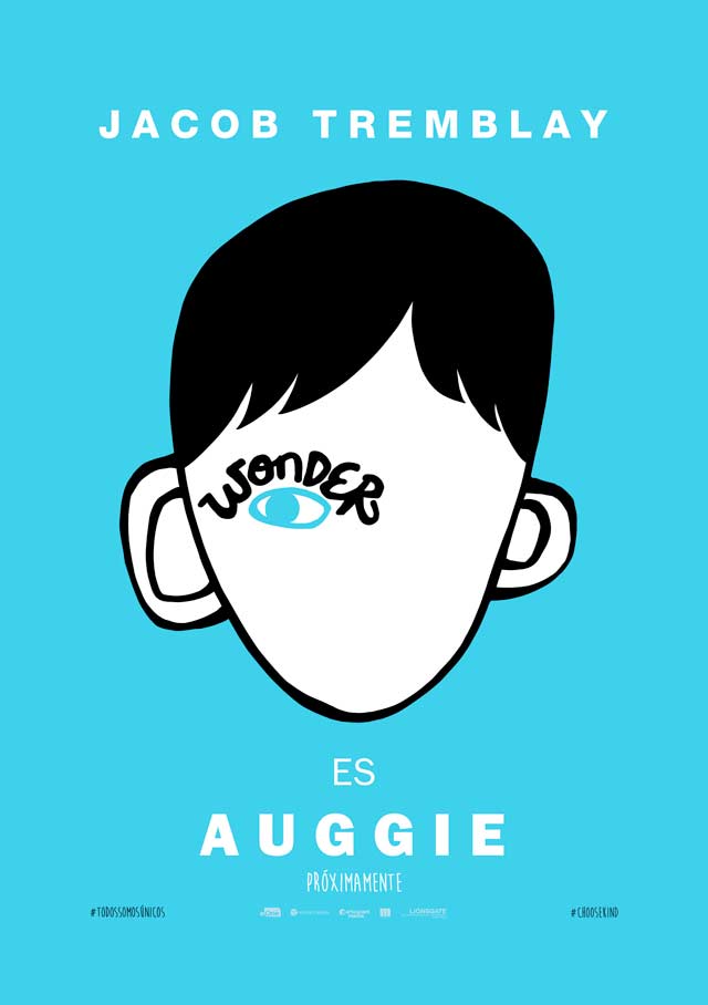 Wonder - cartel Jacob Tremblay es Auggie Pullman