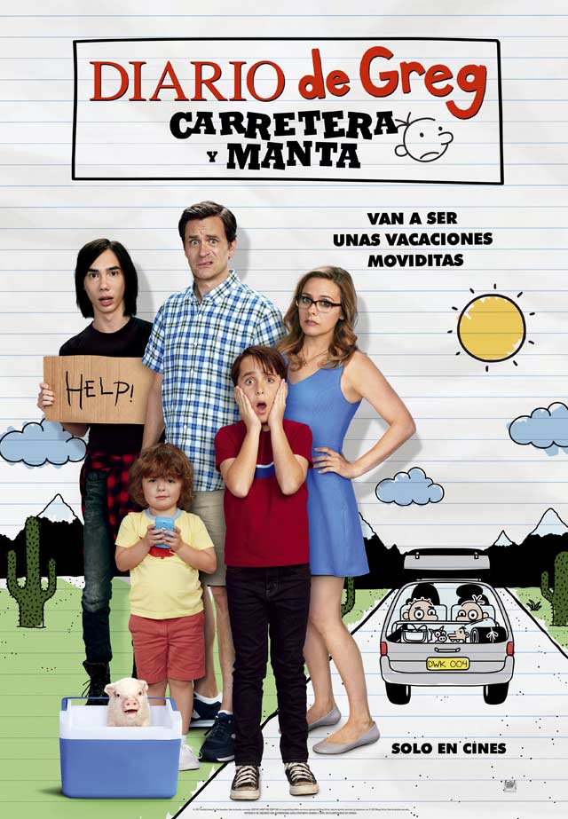 Diario de Greg: Carretera y manta - cartel
