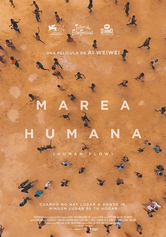 Marea humana - cartel