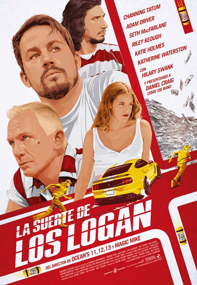 La suerte de los Logan - cartel