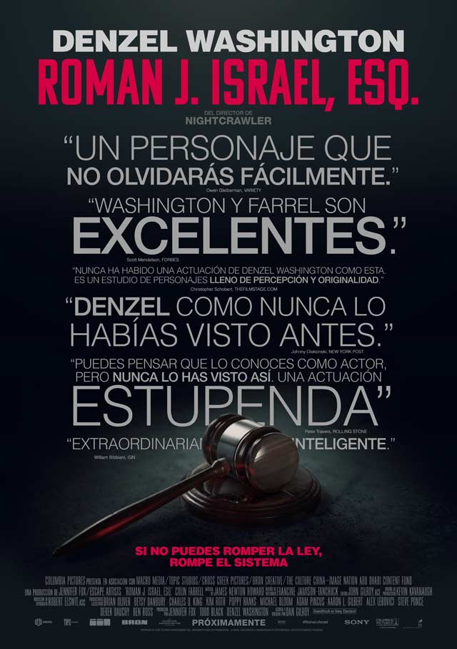 Roman J. Israel, Esq. - cartel final