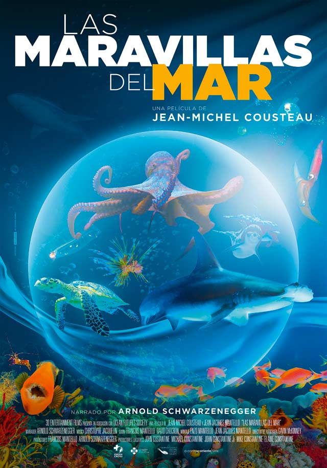 Las maravillas del mar - cartel