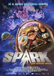 Cartel de Spark, una aventura espacial