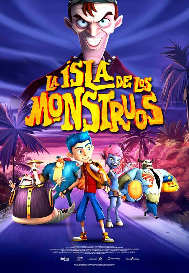 La isla de los monstruos - cartel