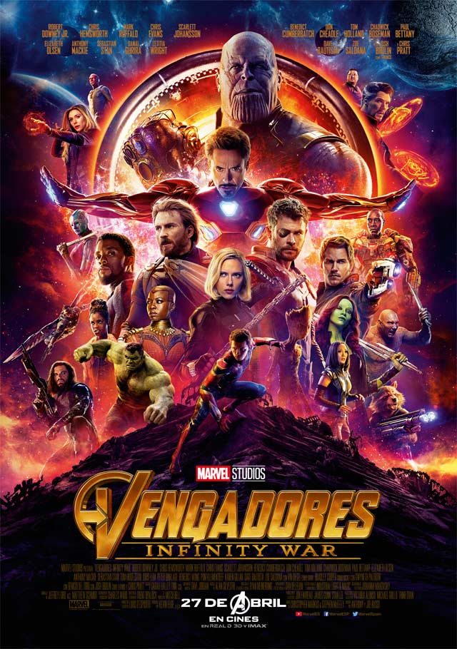 Vengadores: Infinity war - cartel