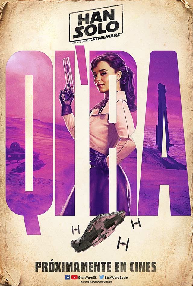 Han Solo: Una historia de Star Wars - cartel Teaser Qira