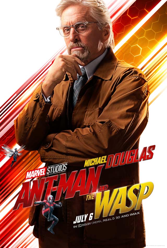 Ant-Man y la avispa - cartel Michael Douglas