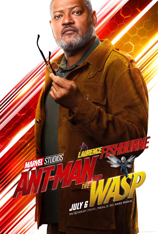 Ant-Man y la avispa - cartel Laurence Fishburne