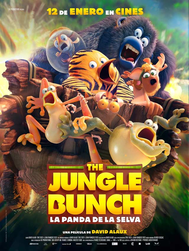 The jungle bunch, la panda de la selva - cartel