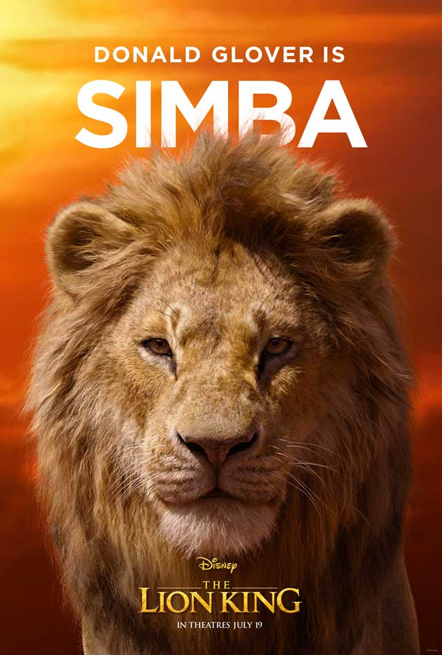 El rey león - cartel Donald Glover es Simba