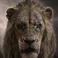 El rey león cartel reducido Chiwetel Ejiofor es Scar