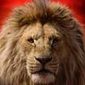 El rey león cartel reducido James Earl Jones es Mufasa