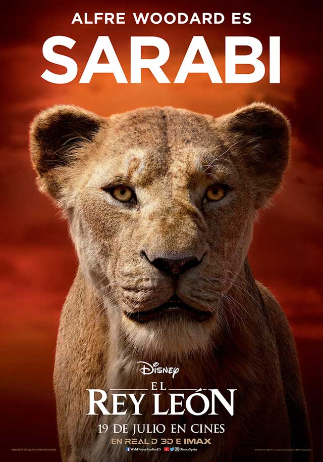 El rey león - cartel Alfred Woodard es Sarabi