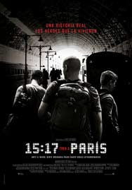 Cartel de 15:17 Tren a París