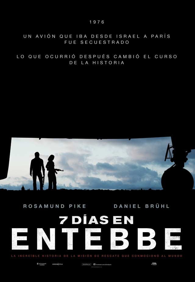 7 días en Entebbe - cartel teaser