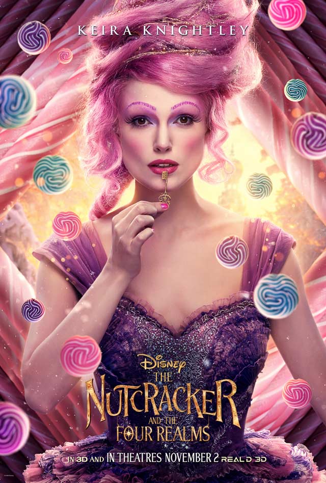 El cascanueces y los 4 reinos - cartel Keira Knightley es Sugar Plum Fairy