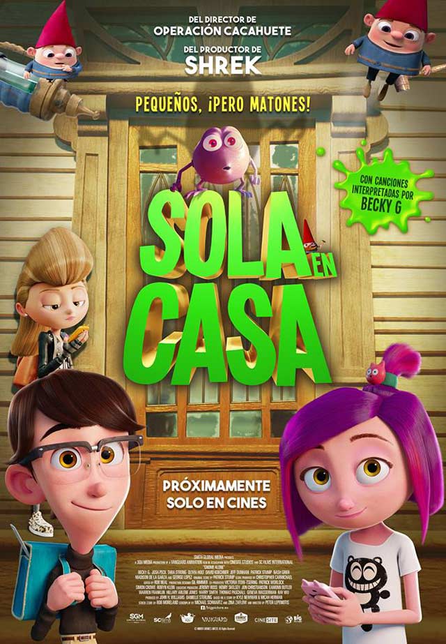 Sola en casa - cartel