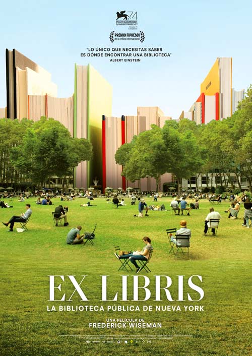 Ex Libris: La biblioteca pública de Nueva York - cartel