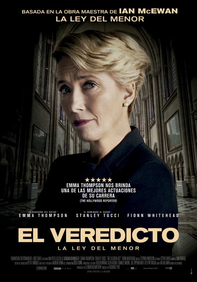 El veredicto (La ley del menor) - cartel