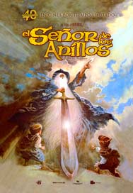 Cartel de El señor de los anillos