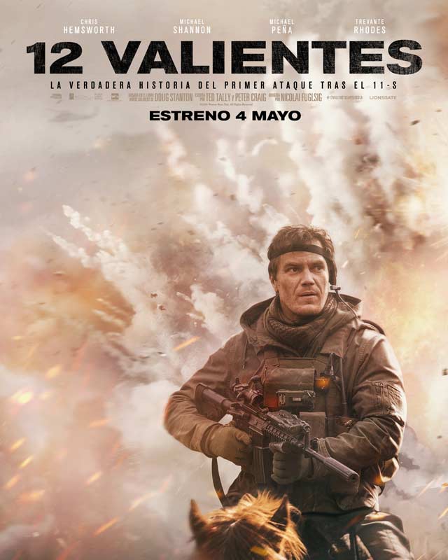 12 valientes - cartel Michael Shannon es Hal Spencer