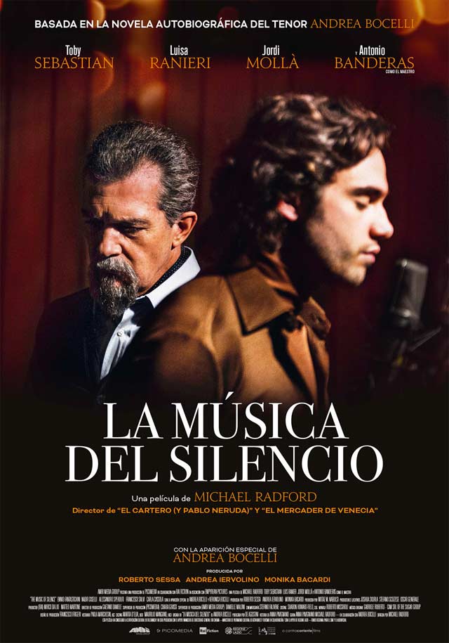 La música del silencio - cartel