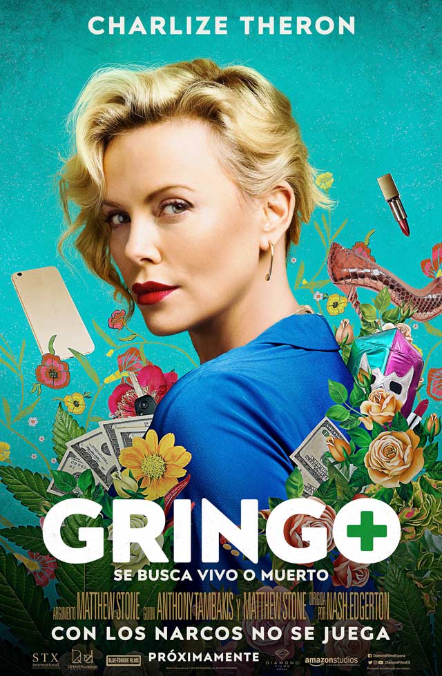 Gringo - cartel Charlize Theron