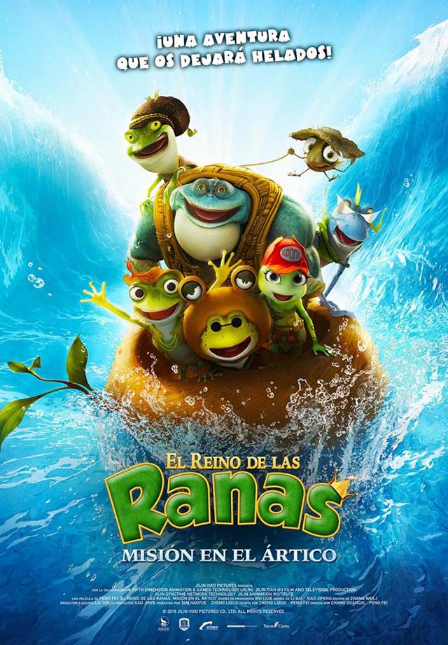 El reino de las ranas. Misión en el Ártico - cartel