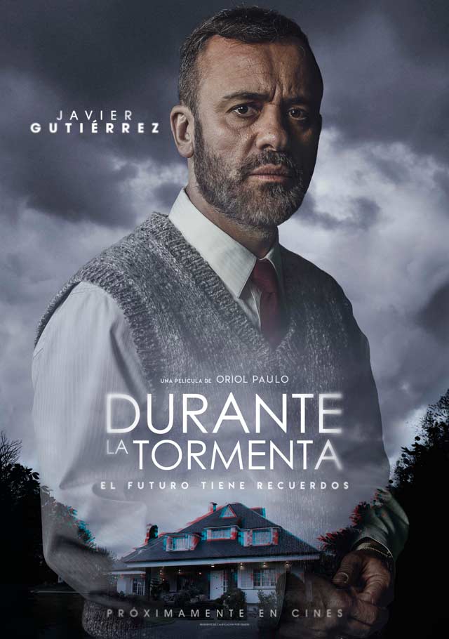 Durante la tormenta - cartel Javier Gutiérrez