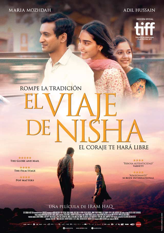El viaje de Nisha - cartel