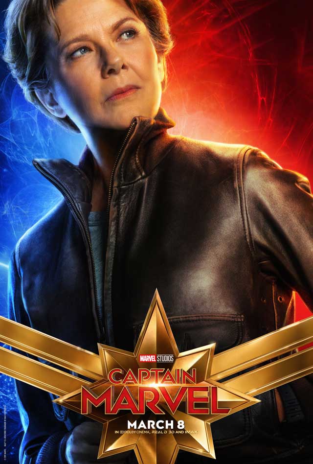 Capitana Marvel - cartel Annette Bening