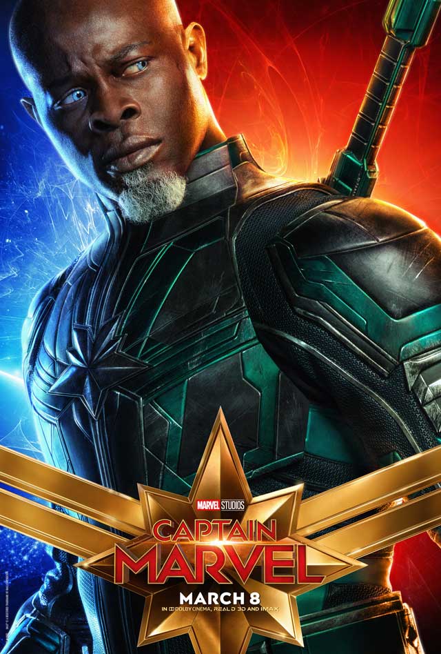 Capitana Marvel - cartel Djimon Hounsou