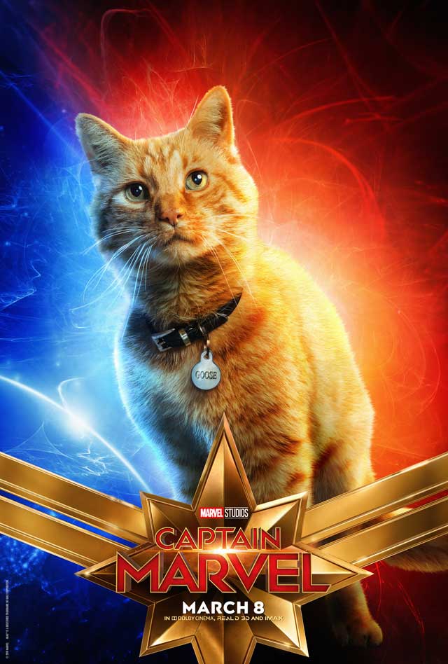 Capitana Marvel - cartel Goose
