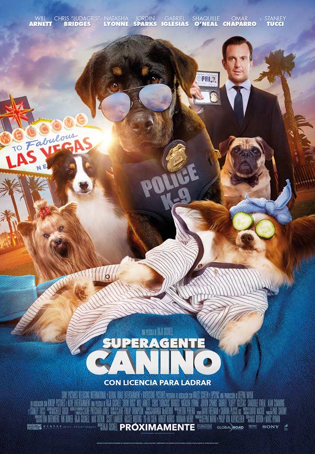 Superagente canino cartel de la película