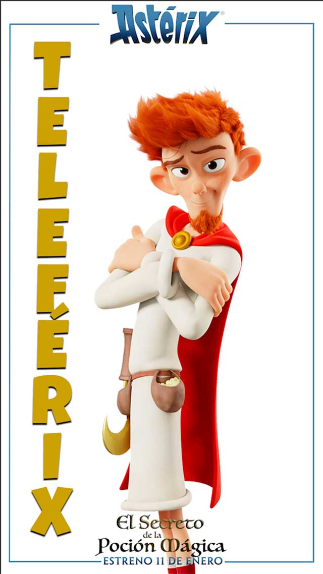 Astérix: El secreto de la poción mágica - cartel Teleférix
