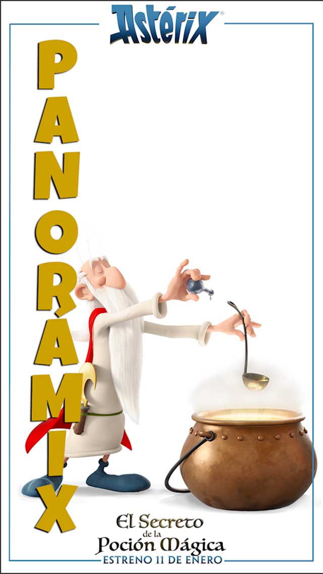 Astérix: El secreto de la poción mágica - cartel Panorámix