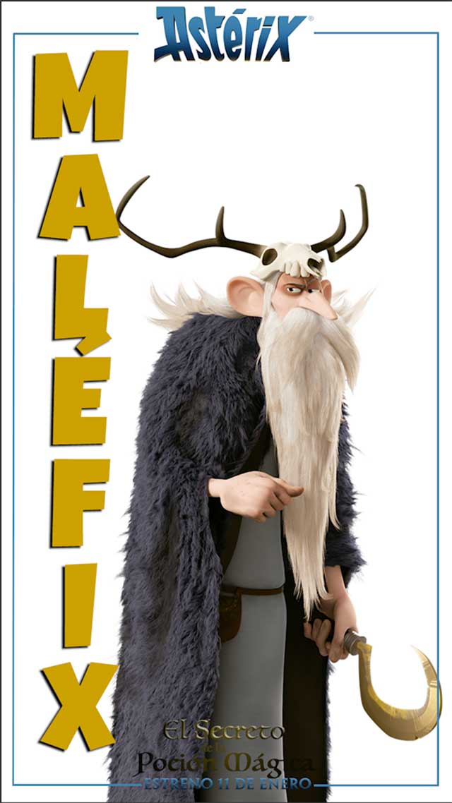 Astérix: El secreto de la poción mágica - cartel Maléfix
