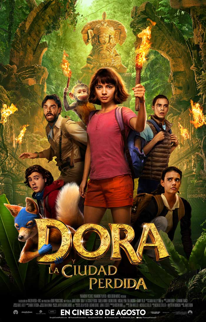 Dora y la ciudad perdida - cartel