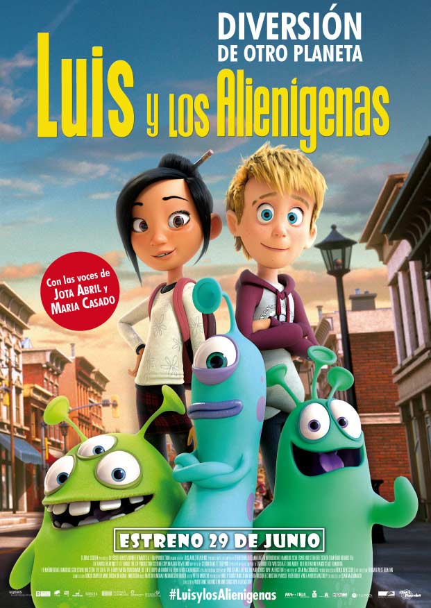 Luis y los alienígenas - cartel