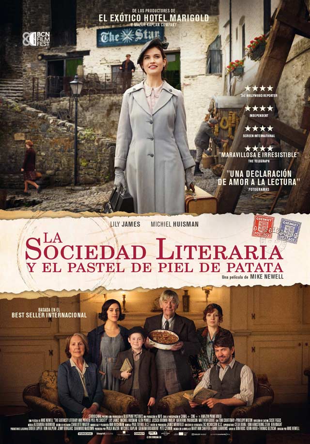La sociedad literaria y el pastel de patata - cartel